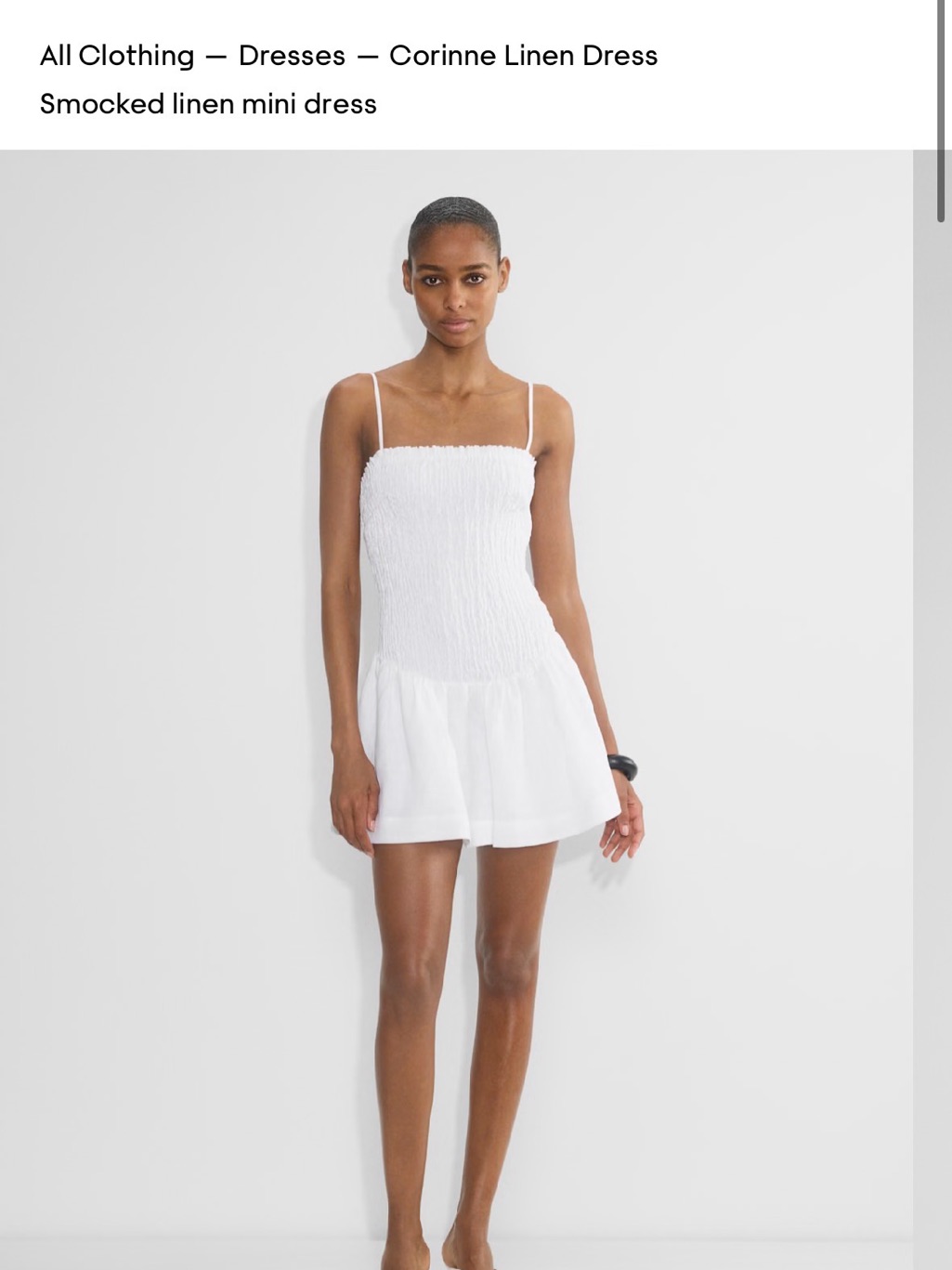 Aritzia Wilfred Corrine Linen Dress
